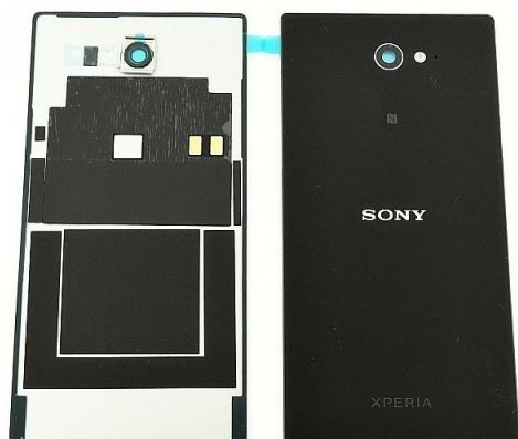 Back cover for Sony D2303 Xperia M2 black original (used Grade B)