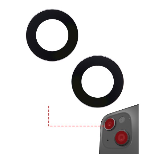 Rear Camera Lens Compatible With Apple iPhone 14 / 14 Plus rear camera lens (2pcs)