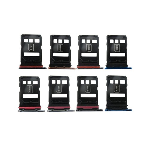 SIM Holder Compatible With Huawei P40 Pro SIM card holder / Black /