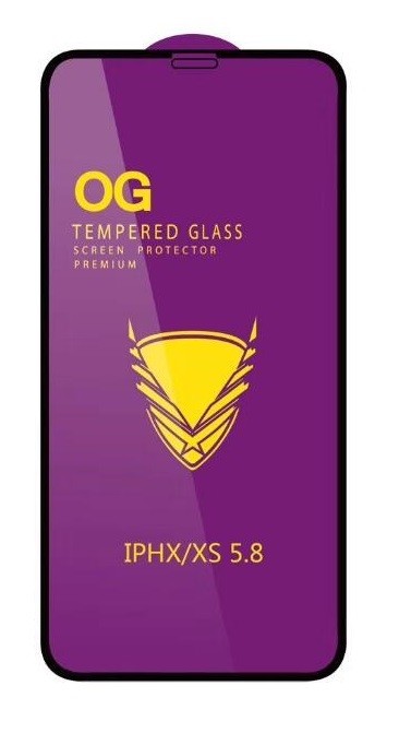 Screen protection glass "11D Full Glue" Apple iPhone 6 Plus/6S Plus black bulk