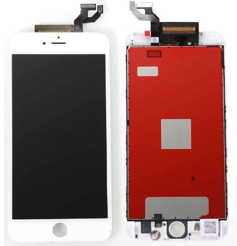 LCD-näyttö iPhone 6S Plus kosketusnäytöllä valkoinen Premium