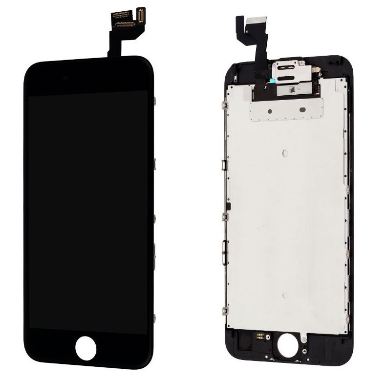 LCD-näyttö iPhone 6S kosketusnäytöllä musta Premium