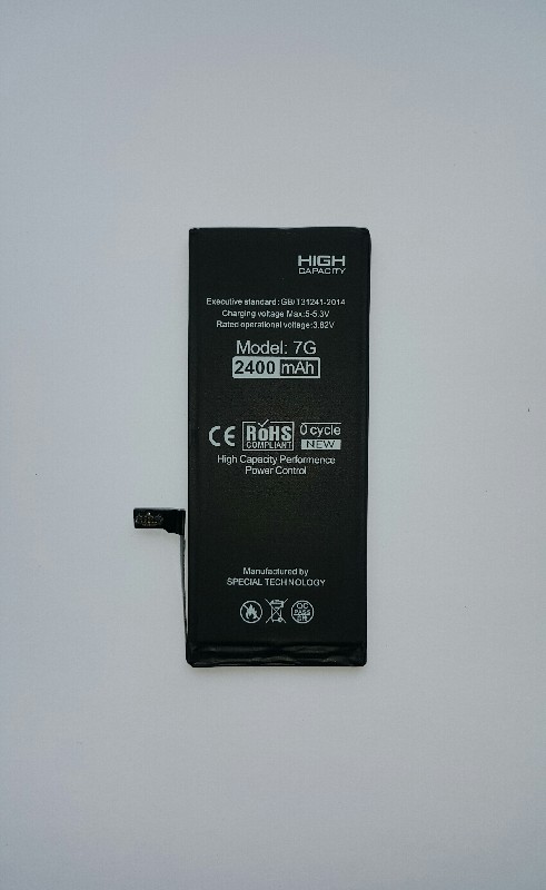 Battery "Di-Power" (higher capacity) for iPhone 7 2400mAh
