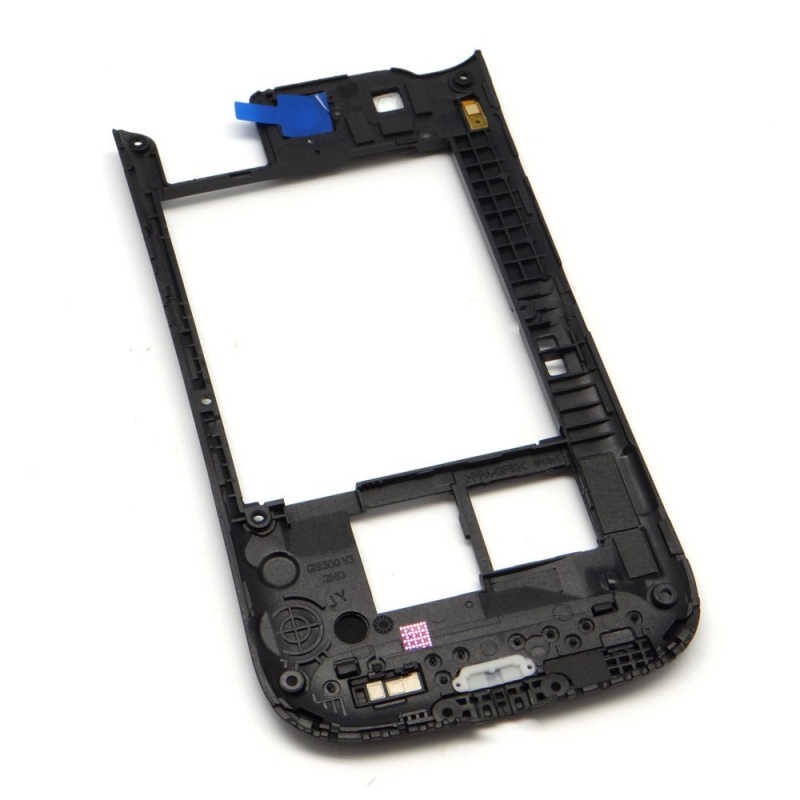 Middle housing Samsung i9300 S3 black ORG