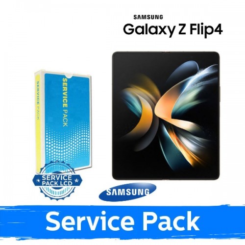LCD-näyttö yhteensopiva Samsung F936 Z Fold4 (SISÄINEN) musta (Service Pack)(NF versio)
