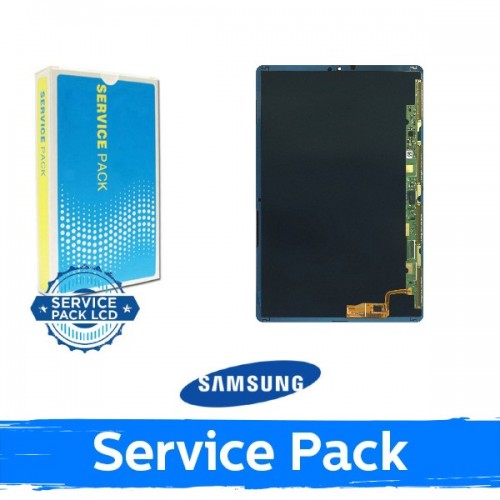 LCD-näyttö yhteensopiva Samsung T720 / T725 Tab S5e musta (Service Pack)