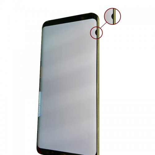LCD Display Compatible With Samsung G950 S8 with Frame / Orchid Gray / (Renewed: Telemax) (With Defects 1)