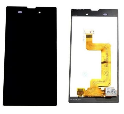 LCD-näyttö Sony D5103 Xperia T3 kosketusnäytöllä kehyksellä musta alkuperäinen (käytetty Grade C)