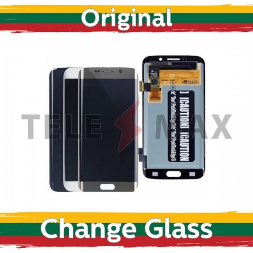 LCD-näyttö yhteensopiva Samsung G925 S6 Edge kultainen (Uusittu: Telemax)