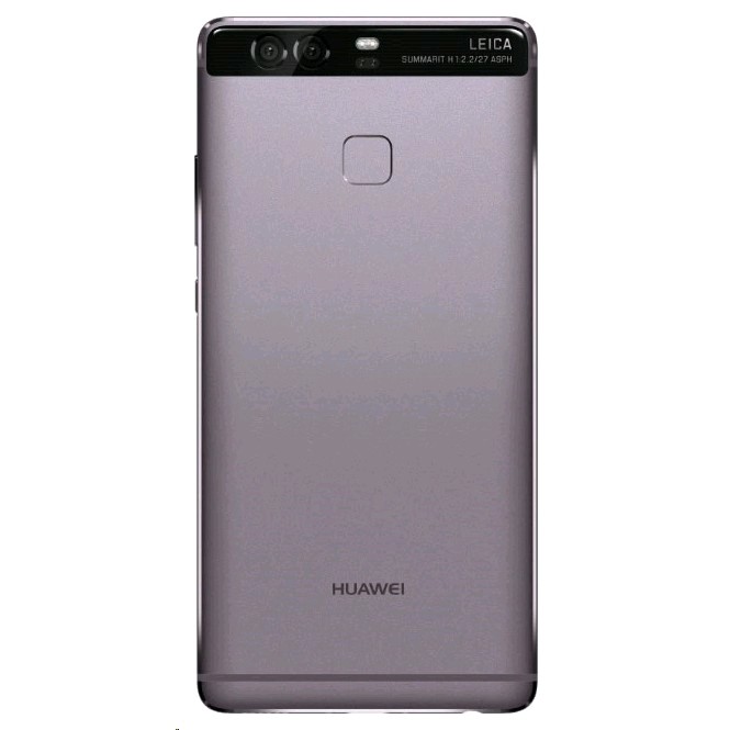Takakansi Huawei P9 Titanium Grey alkuperäinen (service pack)