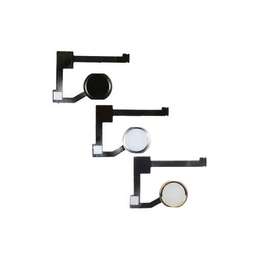 Painike yhteensopiva Apple iPad Air 2 (Mini 4) / HOME / flexillä / kultainen