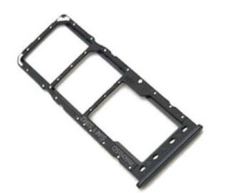 SIM card holder Samsung A205 A20 2019 Black ORG