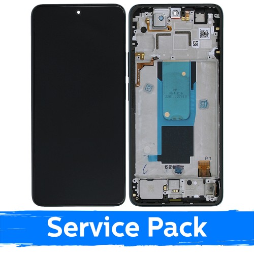 LCD-näyttö yhteensopiva Xiaomi Redmi Note 11 Pro+ 5G (11 Pro Plus 5G) kehyksellä / Forest Green / (Service Pack)