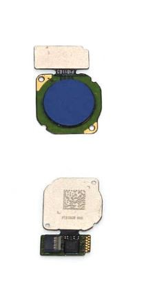 Flex Huawei P20 Lite/Nova 3E/Mate 10 Lite/P Smart/Honor 9 Lite/P Smart Plus/Mate 20 Lite sormenjälkilukijalla sininen ORG