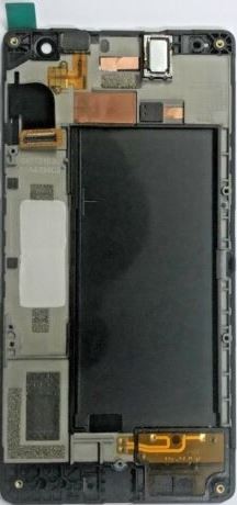 LCD screen Microsoft (Nokia) Lumia 735 with touch screen and frame black original  (used grade B)