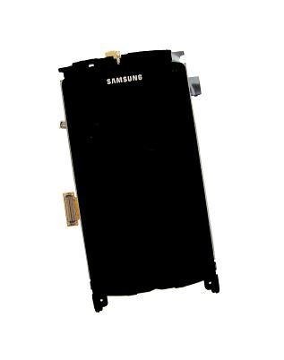 LCD-näyttö Samsung S8530 Wave 2 kosketusnäytöllä musta alkuperäinen (huoltopaketti)