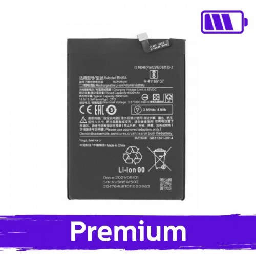 Akku yhteensopiva Xiaomi Redmi Note 10 5G / M3 Pro 5G / Redmi 10 / Redmi 10 2022 BN5A (OEM)