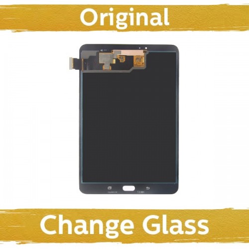 LCD-näyttö yhteensopiva Samsung T710 / T715 / T713 / T719 Tab S2 8.0 musta (uudistettu: Kiina)