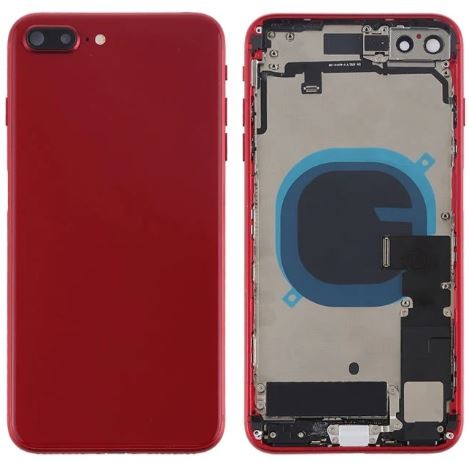 Akun kansi iPhone 8 Plus punainen täysi flex-kaapelilla alkuperäinen (käytetty Grade C)
