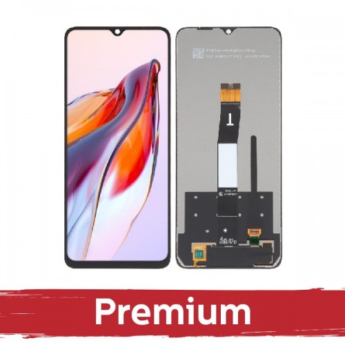 LCD-näyttö yhteensopiva Xiaomi Redmi 12C musta OEM
