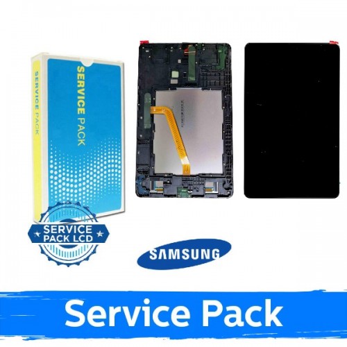 LCD Näyttö yhteensopiva Samsung T590 / T595 Tab A 10.5'' musta kehyksellä (Huoltopakkaus)
