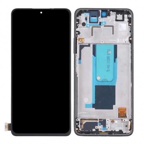 LCD-näyttö yhteensopiva Xiaomi Redmi Note 11 Pro+ 5G (11 Pro Plus 5G) kehyksellä / metsänvihreä / HQ