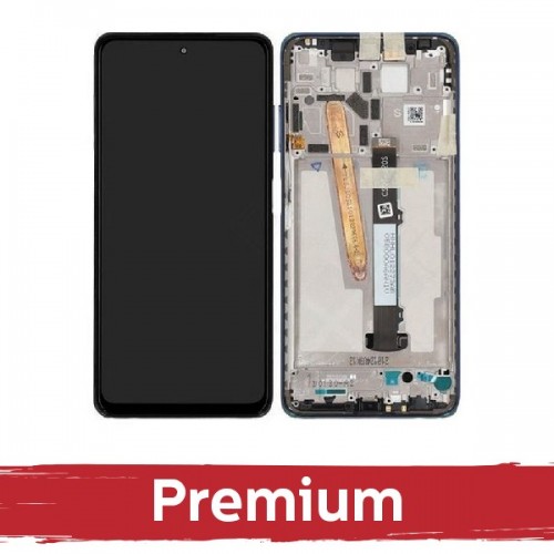 LCD Display Compatible With Xiaomi Poco X3 Pro (X3) with Frame / Metal Bronze / OEM