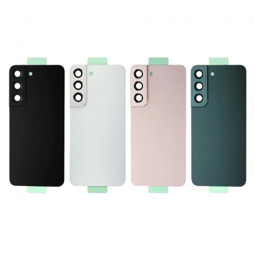 Back Cover Compatible With Samsung S906 S22 Plus / Green / (with camera lens) OEM