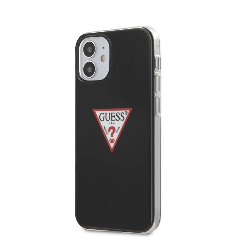 Guess GUHCP12SPCUCTLBK iPhone 12 mini 5.4" black/black hardcase Triangle Collection
