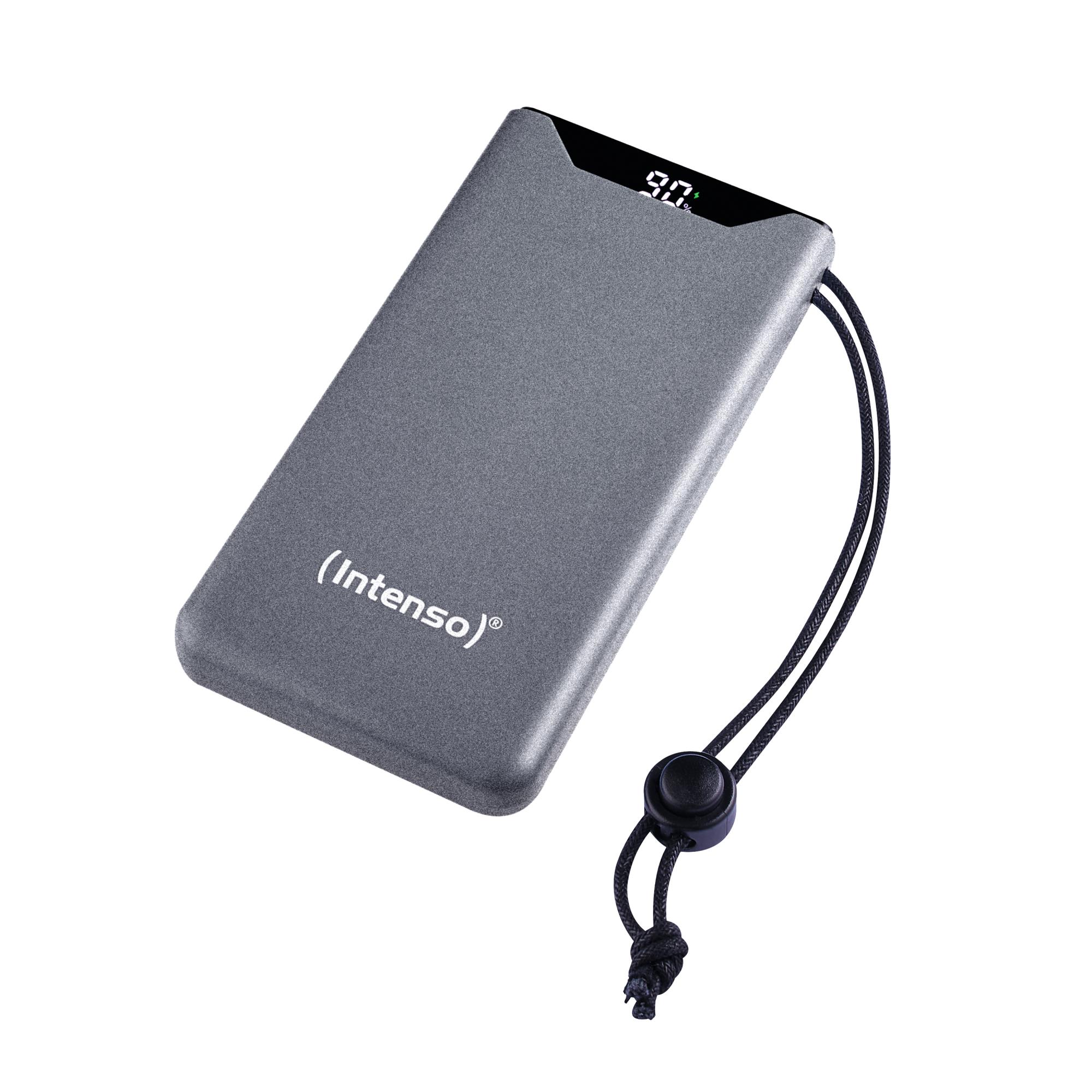 Varavirtalähde USB 10000mAh QC3.0 harmaa 7332034 Intenso