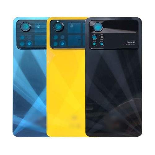 Takakansi Xiaomi Poco X4 Pro 5G / Laser Black / (kameraliinsillä) / HQ