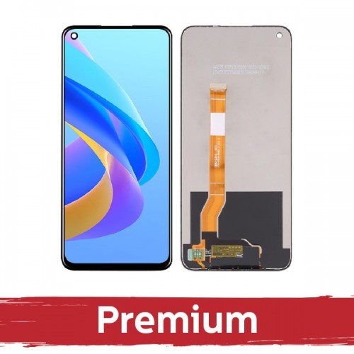 LCD-näyttö OPPO A76 / A36 (4G) musta OEM