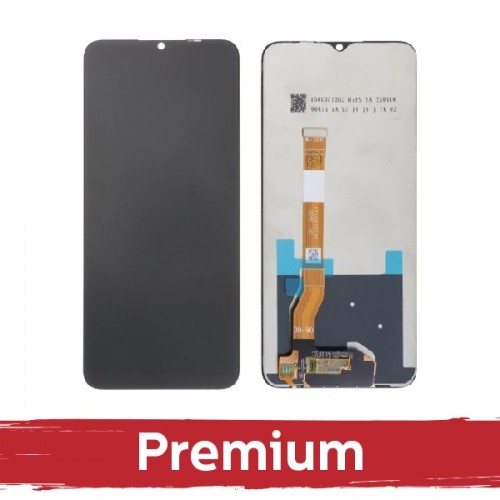 LCD Display Compatible With Realme C35 / Narzo 50A Prime (4G) Black OEM