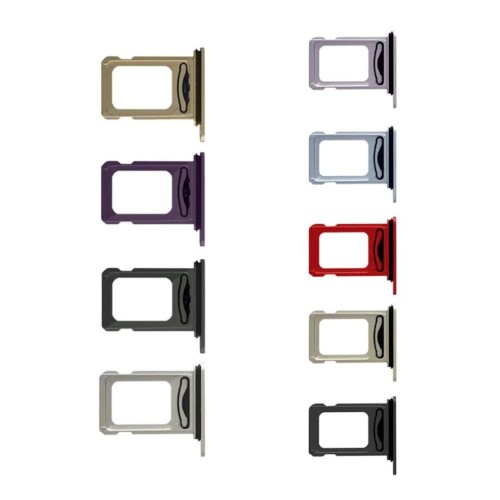SIM Holder Compatible With Apple iPhone 14 / 14 Plus SIM card tray / Red /