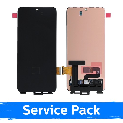 LCD Display Compatible With Samsung G991 S21 Black (Service Pack) (NF version)