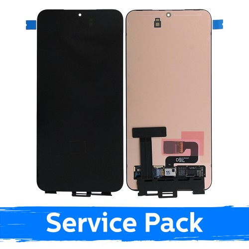 LCD-näyttö Samsung S916 S23 Plus musta (Service Pack) (NF versio)