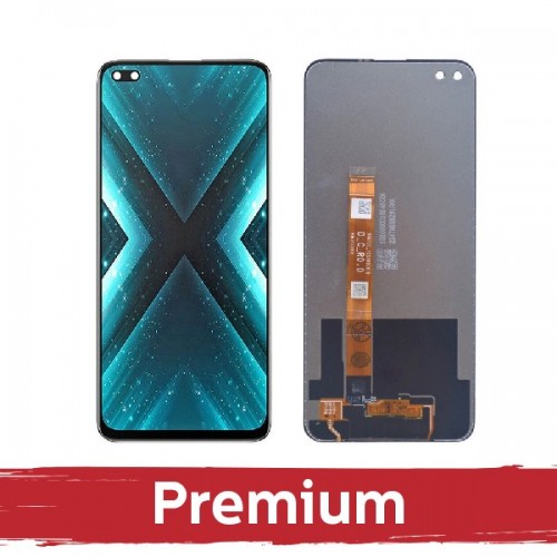 LCD-näyttö Realme X3 (4G) / X50 5G musta OEM