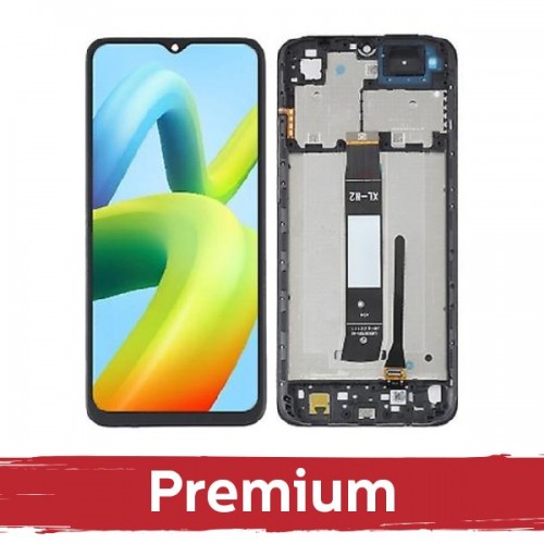 LCD Display Compatible With Xiaomi Redmi A1 (A1+) / Redmi  A2 (A2+) Black with Frame OEM
