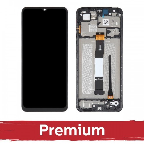 LCD-näyttö yhteensopiva Xiaomi Redmi 12C musta kehyksellä OEM