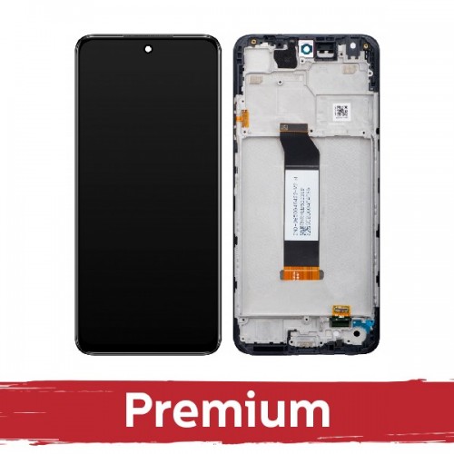 LCD Näyttö yhteensopiva Xiaomi Redmi 10 5G Musta kehyksellä OEM