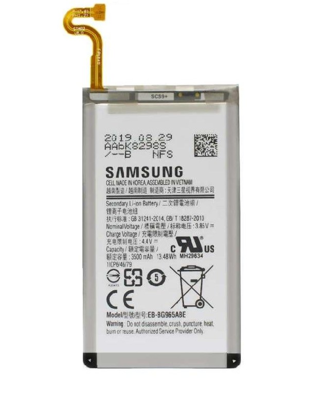 Alkuperäinen akku Samsung G965F S9 Plus 3500mAh EB-BG965ABE (huoltopakkaus)