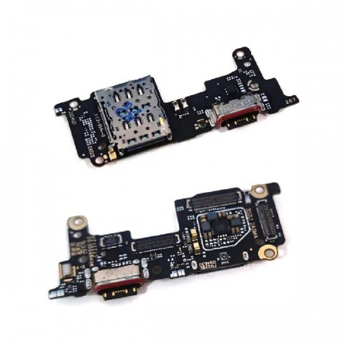 Charging Port Compatible With Xiaomi 12T / 12T Pro with Flex / Plata OEM