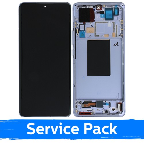 LCD Näyttö yhteensopiva Xiaomi 12 Pro (12s Pro) kehyksellä / sininen / (Service Pack)