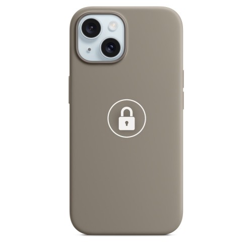Phone Case "Silicone Case v2" for iPhone 15 / Clay / in package