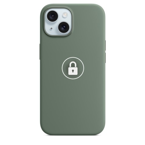 Phone Case "Silicone Case v2" for iPhone 15 Plus / Cypress / in package
