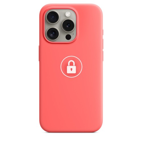 Phone Case "Silicone Case v2" for iPhone 15 Pro / Guava / in package