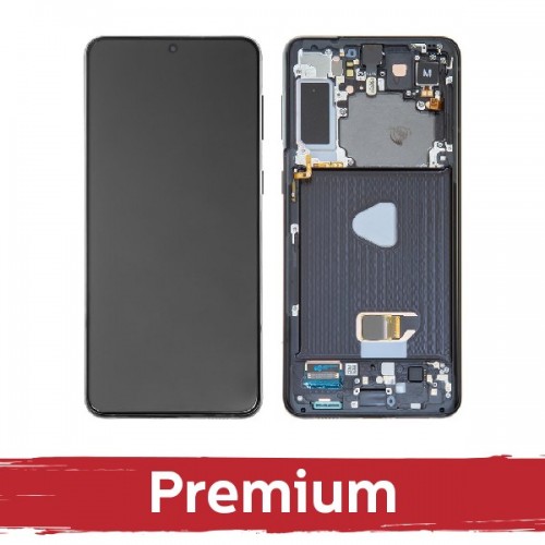 LCD-näyttö Samsung G996 S21 Plus kehyksellä / Phantom Black / OEM