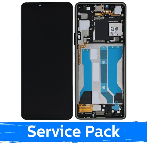 LCD-näyttö Sony Xperia 10 V Musta kehyksellä (Service Pack)