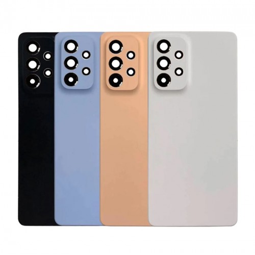 Takakuori Samsung A536 A53 5G / Valkoinen / (kameran linssillä) OEM