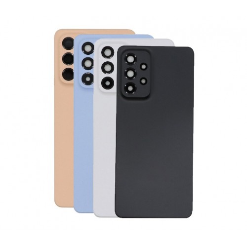 Takakuori Samsung A336 A33 5G / Valkoinen / (kameran linssillä) OEM
